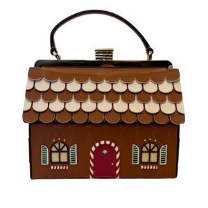NEW Rare Kate Spade Gingerbread House Crossbody Satchel Limited Edition K9373 No
